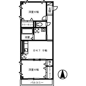 ブルージュ･ＴＡＫＡＳＯＮＥの間取り