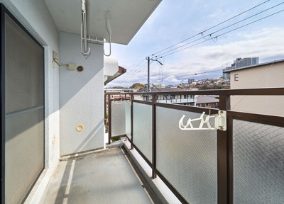 【バルコニー】 | ハピネス | 東面バルコニー