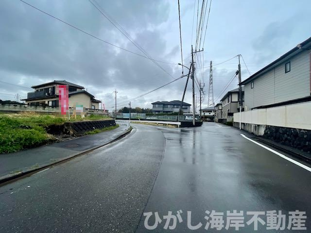 藤沢市大庭　売地の周辺|4月3日撮影　現地外観