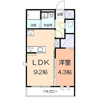 【間取り】 | アンソレイエⅡ