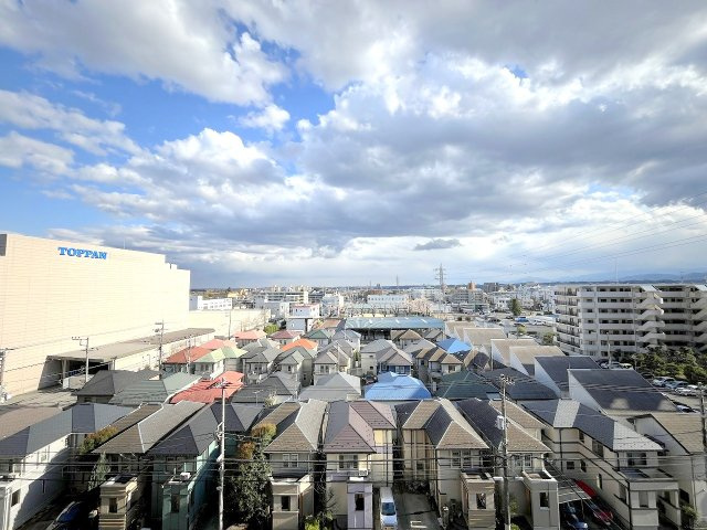 レクセルマンション福生第二の展望|前面は高い建物がない為眺望も良好です！