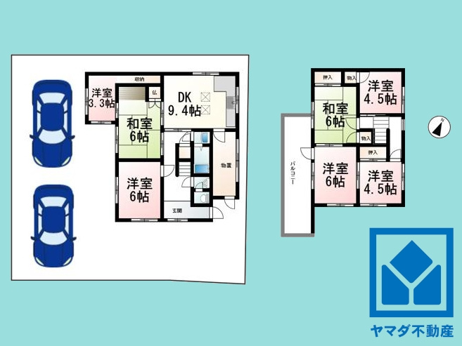 大津市高砂町の間取り
