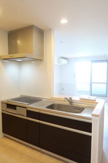 開放感のあるキッチンです