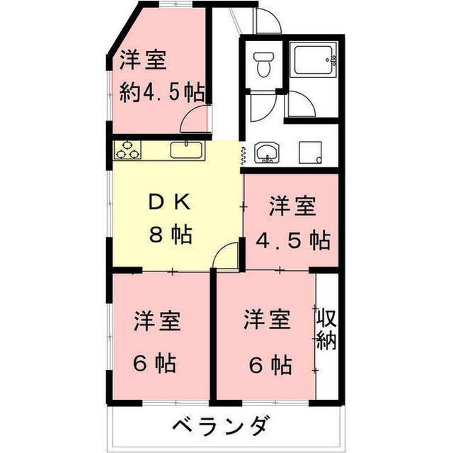 ホワイトマンションの間取り