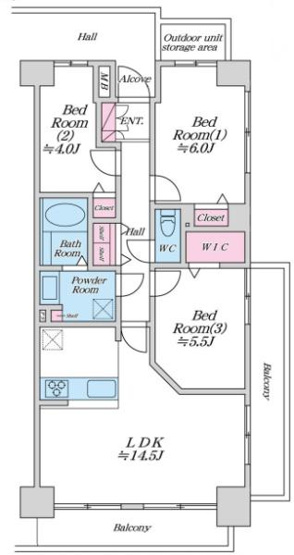 【間取り】 | ステージ宮崎台