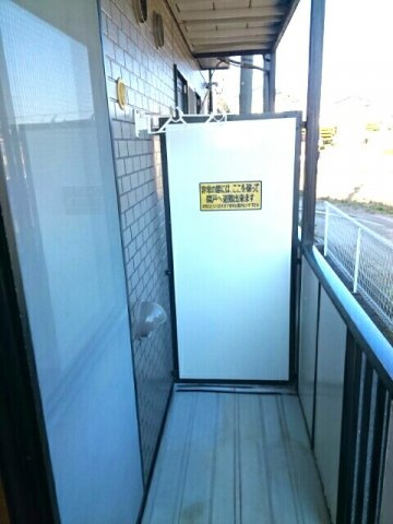 ベルフィーユ山手上Ａのバルコニー