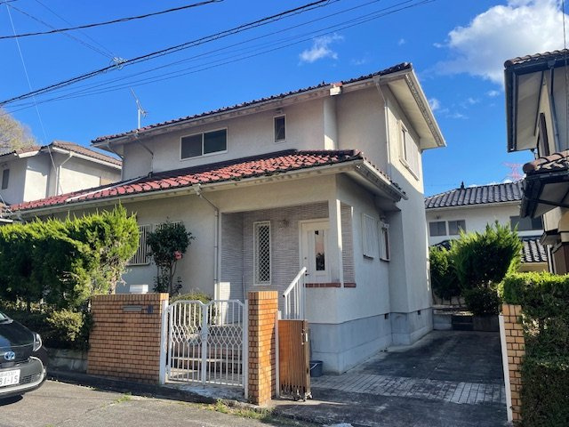 高崎市南陽台　中古1280の前面道路含む現地写真