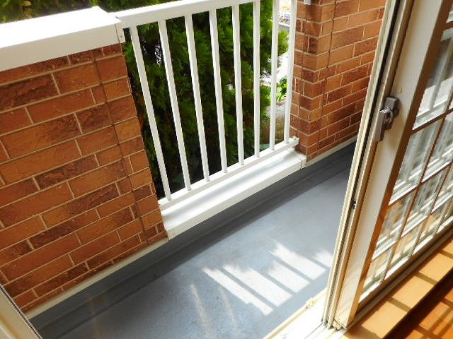 ファシネイション春日Ⅱのバルコニー