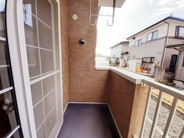 オーブ　メゾン　アミナ　Ｂ棟のバルコニー