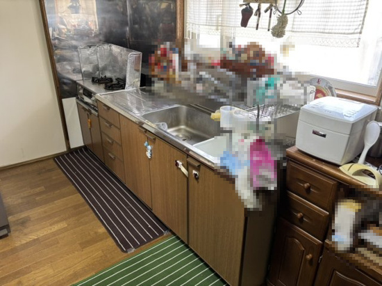 【キッチン】 | 北見市美山町東３丁目７０番地７３　地下１階付平屋建中古売家