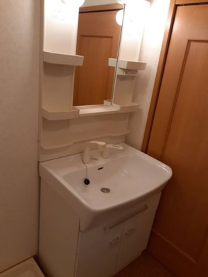 【洗面所】 | アルモニー | 使いやすい洗面所です