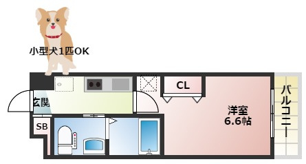 アーデンタワー本町イーストの間取り