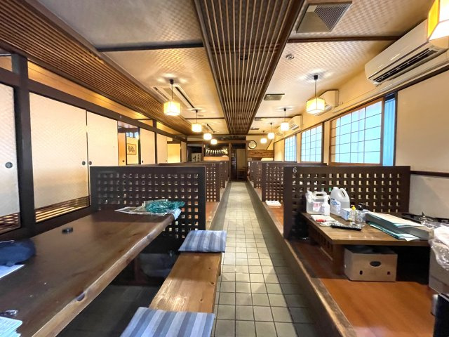 いの町　店舗付住宅　の設備|１階店舗部分。手入れが行き届いており、引き続きご使用いただけます。