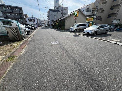 西区東観音町の前面道路含む現地写真|建築プランや費用等、ご希望をご相談下さい♪会社事務所・クリニック・収益アパートも可能◎
