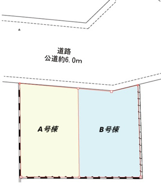 【区画図】 | 豊島区高松2丁目　新築戸建　B号棟 7680万円