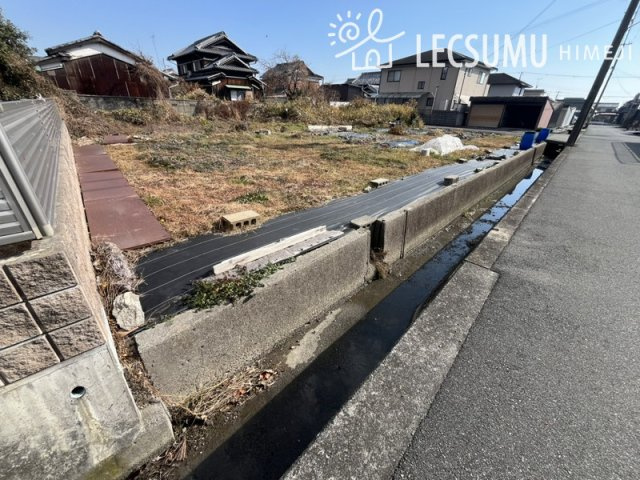 姫路市網干区福井/売土地の前面道路含む現地写真