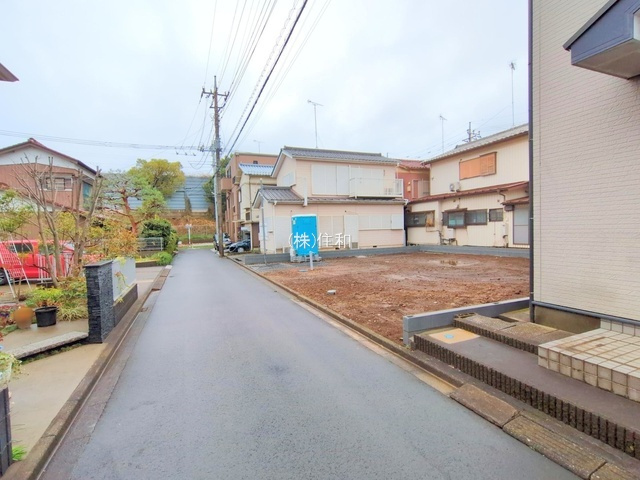 川越市大字今福の新築一戸建の前面道路含む現地写真
