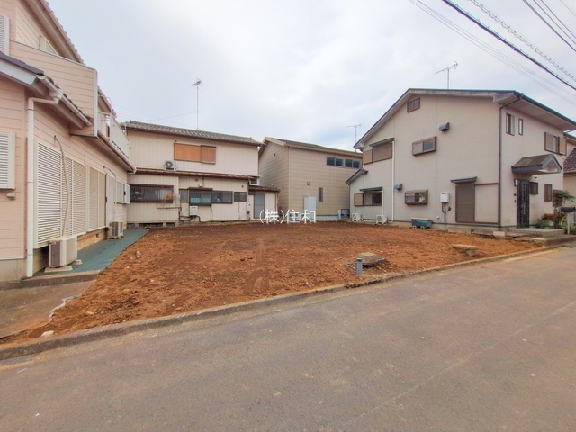 川越市大字今福の新築一戸建の前面道路含む現地写真