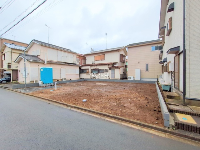 川越市大字今福の新築一戸建の前面道路含む現地写真