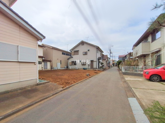 川越市大字今福の新築一戸建の前面道路含む現地写真