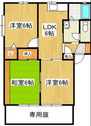グリーンエクセル小森野Aの間取り|使い勝手の良い間取りです♪