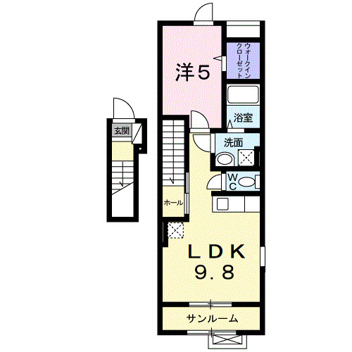 シュトラーセ千歳の間取り|間取図