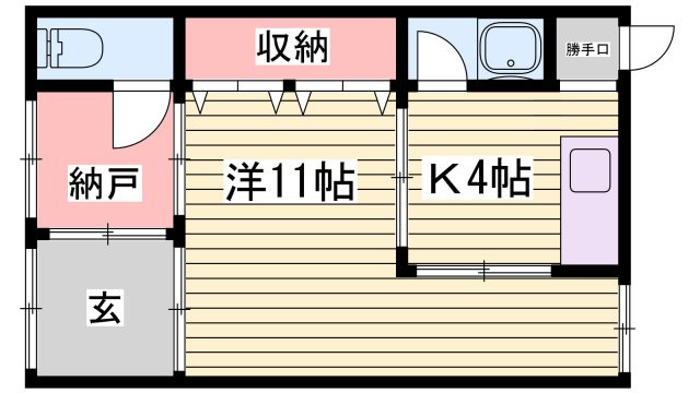 パークサイド東延末の間取り