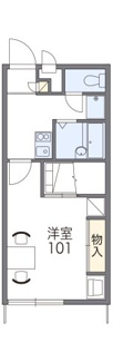 【間取り】 | レオパレスセントラル山口Ⅱ | 画像2