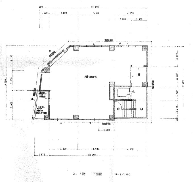 御影時枝ビルの間取り