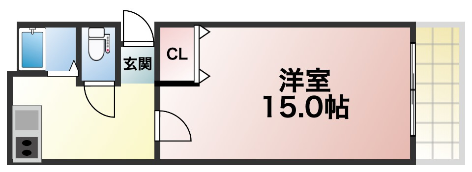オズレジデンス玉出の間取り
