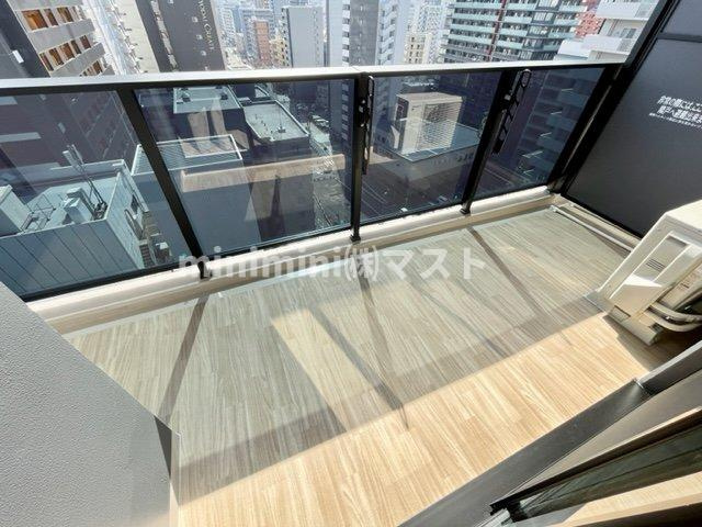 シーズンフラッツ中崎のバルコニー