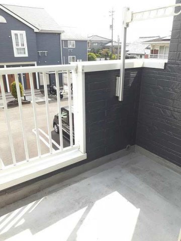 ヴィラエミネンス　Ｃのバルコニー