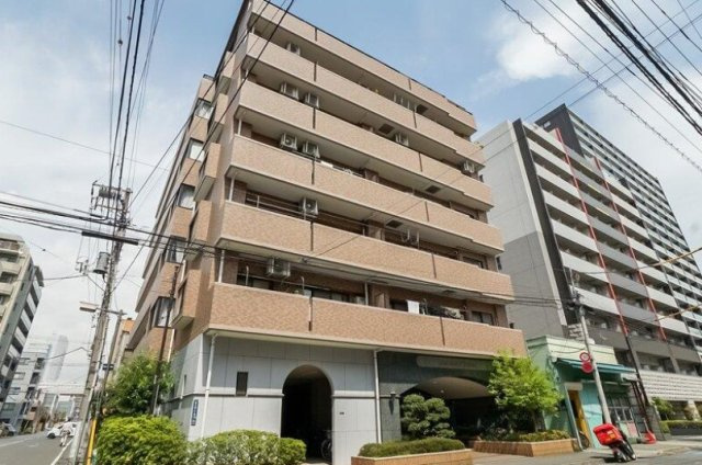 ライオンズマンション新大橋の外観