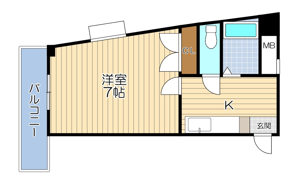 北九ビルの間取り