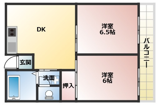 GM藤田町WESTの間取り