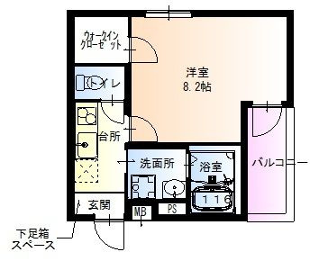フジパレス西淡路Ⅱ番館の間取り