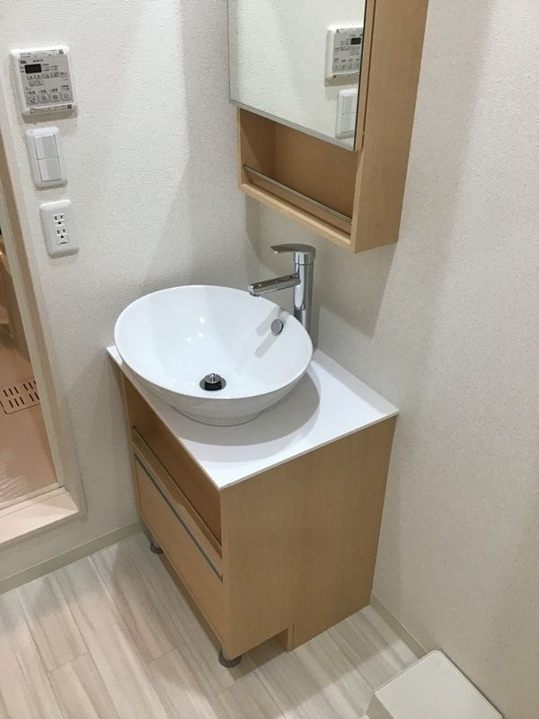 フジパレス西淡路Ⅱ番館の独立洗面台