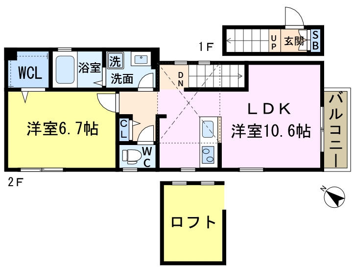 リヴェールの間取り