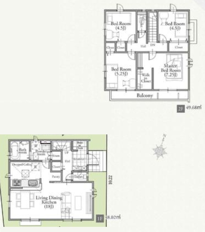 仲介手数料無料　グラファーレ清瀬市中清戸18期・全9棟の間取り