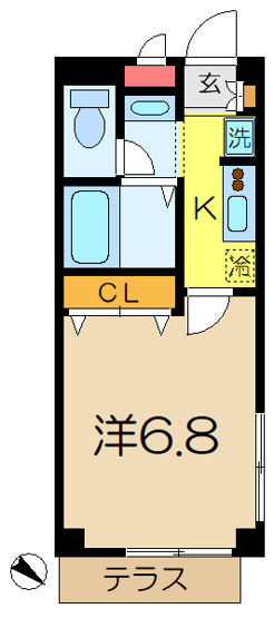 【間取り】 | アンプルールフェール上永谷