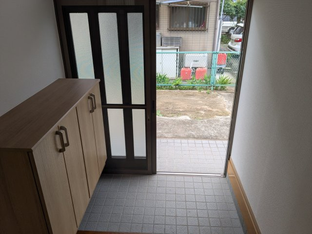中古戸建　神戸町　平屋の玄関