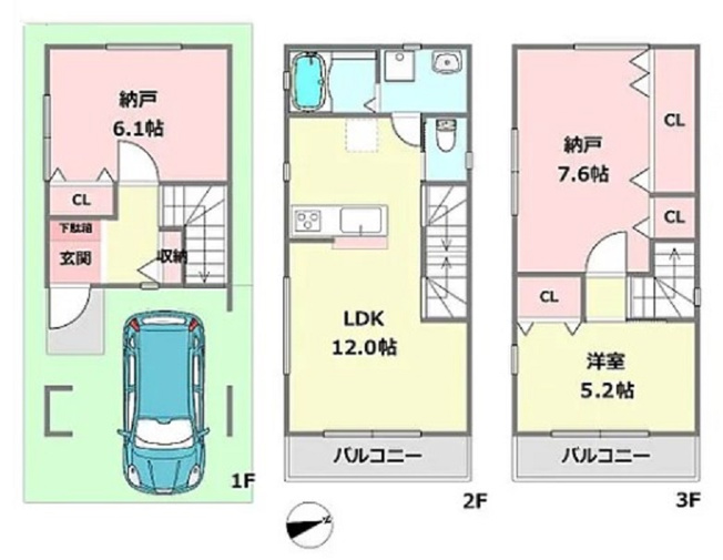【間取り】 | 津門住江町　新築戸建
