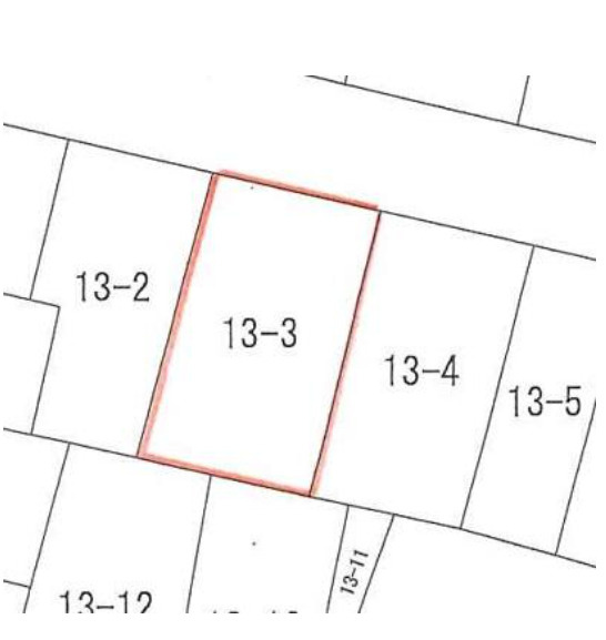 売土地　沼津市平町の土地図
