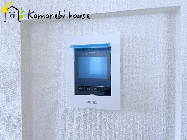 北本市西高尾　第1期　中古一戸建て　リナージュ　09の防犯設備|来客時も画面で確認できる安心のTVモニターフォン。録画機能も付いているの安心。忙しい毎日をしっかりサポートします。