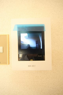 【セキュリティ】 | ヴェルエスト鹿沼　B | カメラ付インターホンです