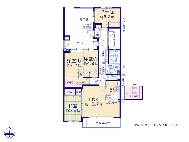 ドューエ永福フィオーレの間取り