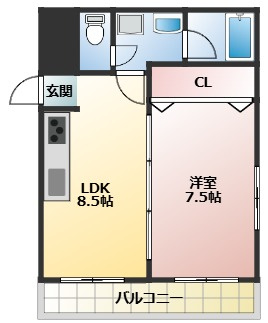 【間取り】 | シティフラット