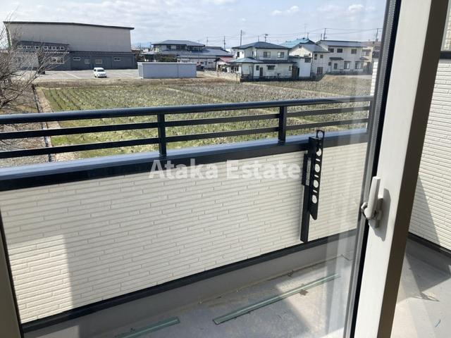 グラファーレ4268河北町谷地第2のバルコニー