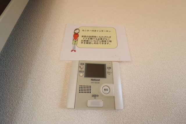 Belle Fleur Hitachino(ﾍﾞﾙ ﾌﾙｰﾙ ﾋﾀﾁﾉ)のセキュリティ|顔が見えるモニター付きドアホン設置