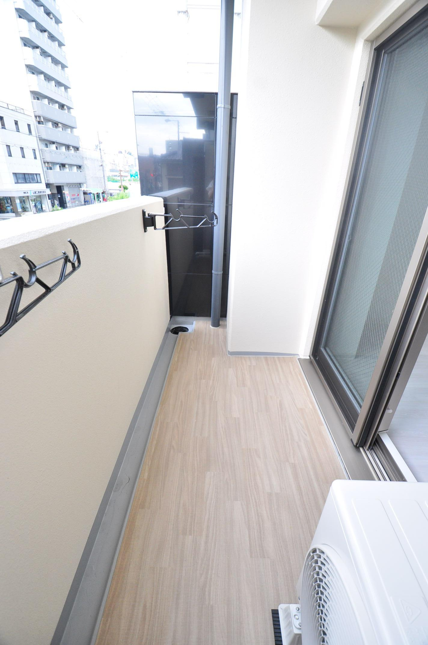 大阪市城東区今福西２丁目の賃貸マンションのバルコニー